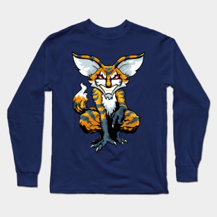Gold Tiger Gremlin Fox Long Sleeve T-Shirt
